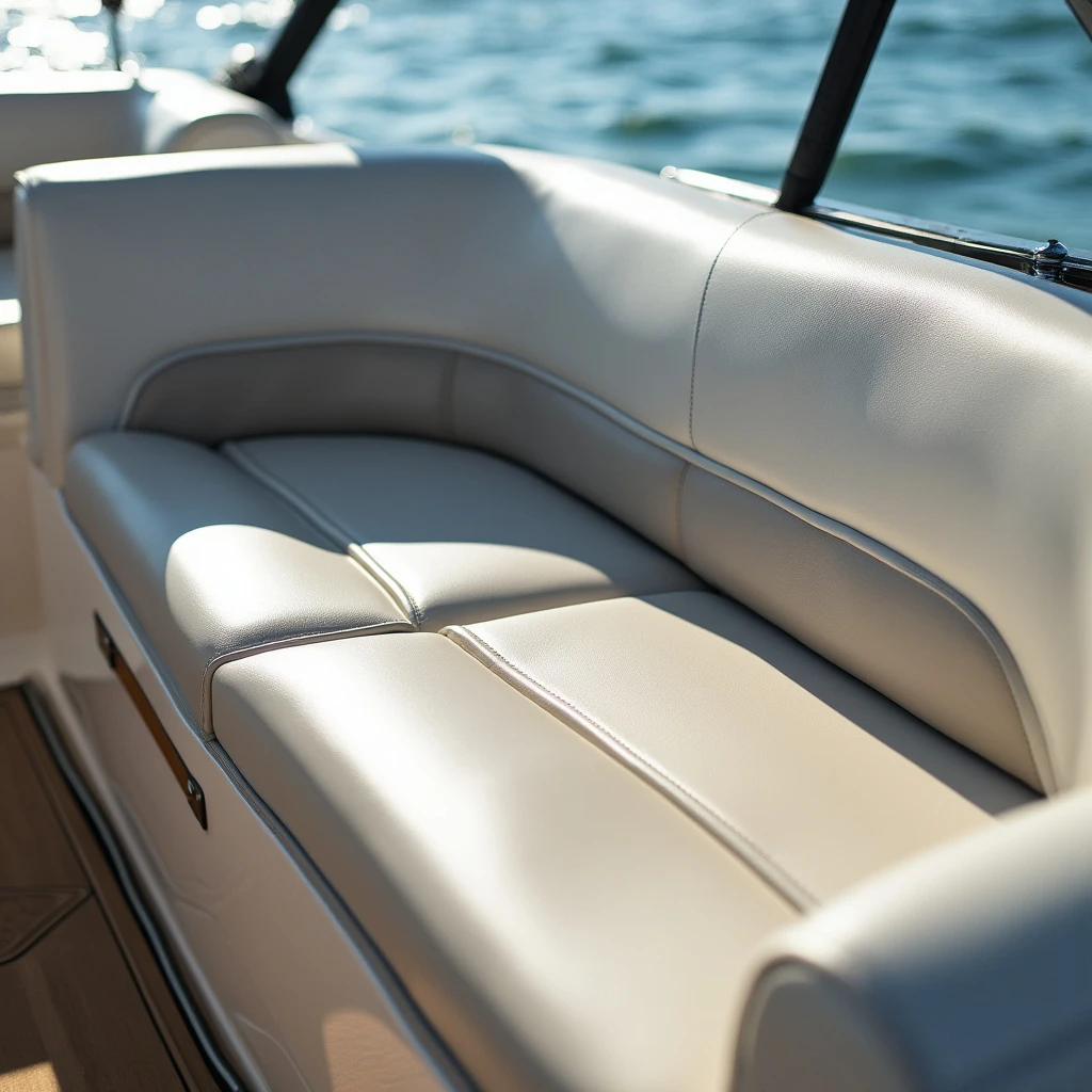pontoon seat close up