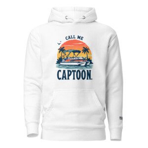 Call Me Captoon Hoodie – Fun Apparel for Pontoon Lovers